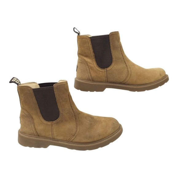 UGG Bolden Ankle Boots Big Kids US 5 UK 4 EU 37 Nubuck Distressed Weatherproof - Picture 12 of 16